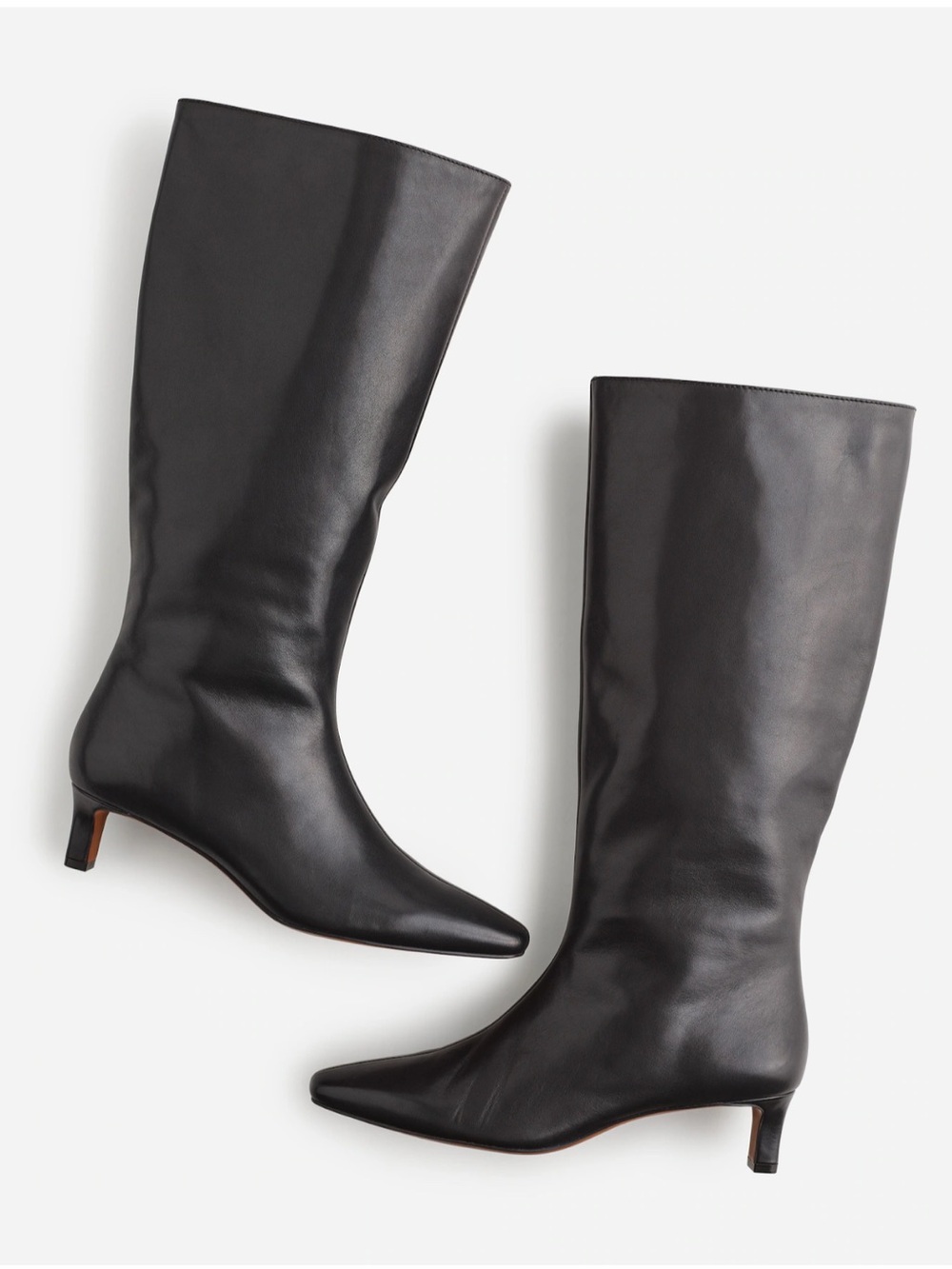 Madewell The Dimes Kitten-Heel Knee-High With Extended Calf NR832 $298 size 8.5